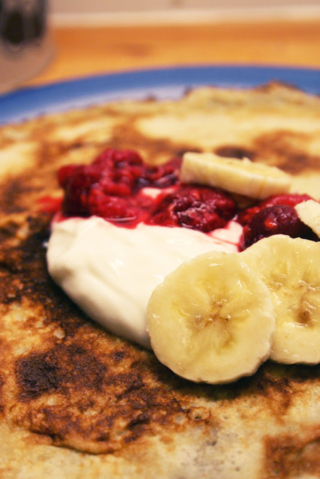 Nyttigare variant på pannkakor