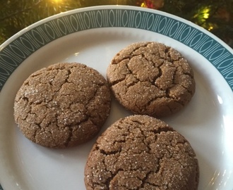 Recept: Gingersnap cookies