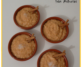 Arroz con leche eller risgrynsgröt från Asturias