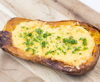 Ricotta stuffed Butternut Squash