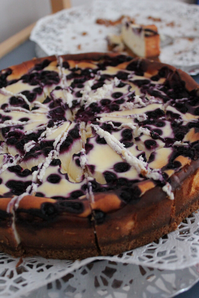 Leilas blueberry cheesecake