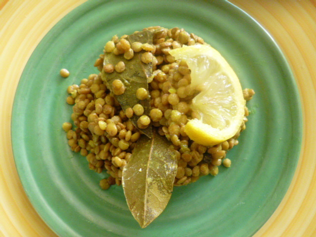 Gröna linser med citron och kryddpeppar – Ayurvedisk linsrätt
