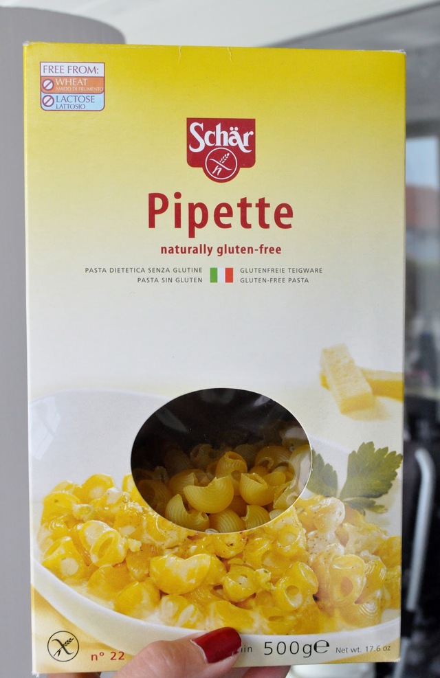 Schär Pipette pasta med hemlagad färssås