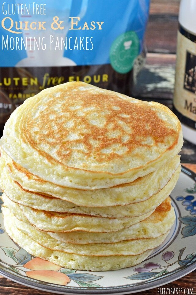 Gluten Free Quick and Easy Morning Pancakes