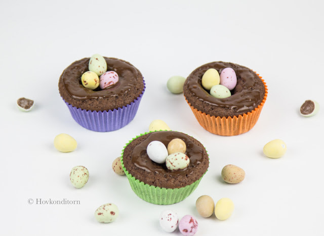 Easter Chocolate Egg Muffins / Påsk Chokladäggmuffins