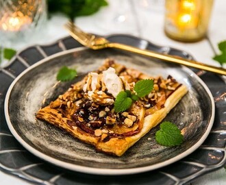 Äppeltarte med vaniljmascarpone