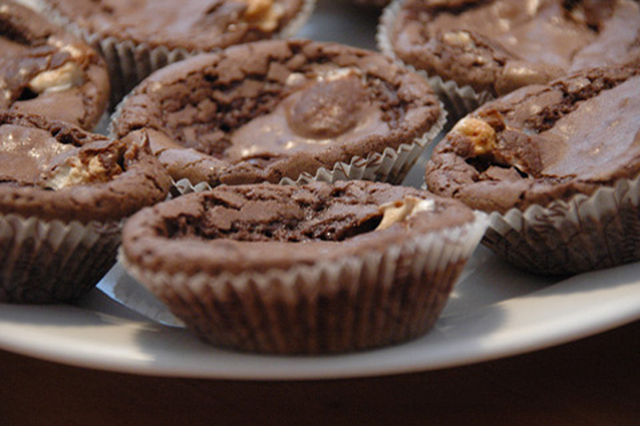Chokladmuffins med polly