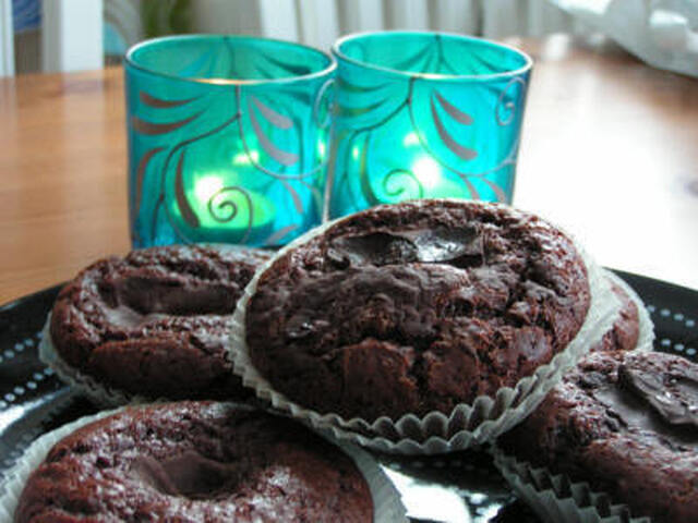 Amerikanska Chokladmuffins!!