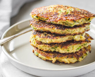 zucchini fritters vegan