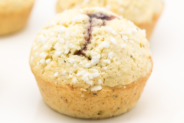 Quick Buns with Raspberry and Almond