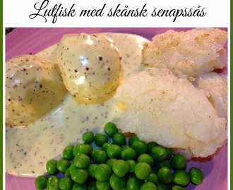 Lutfisk med skånsk senapssås