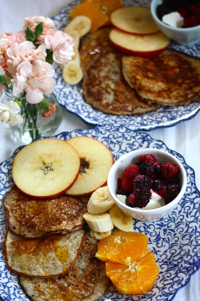 Cottage Cheese & Flax Seed Pancakes – Keso & Flaxfrö Pannkakor