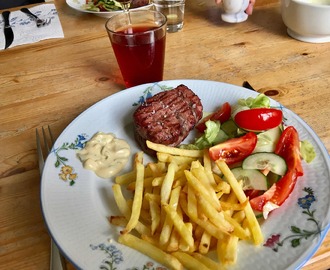 Grillad oxfilé med pommes