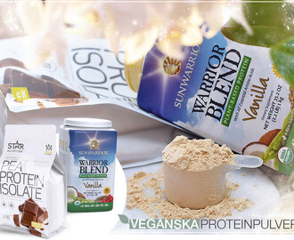 Veganska Proteinpulver - Tips & smakrecension