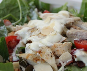 Ceasarsallad med hemmagjord dressing