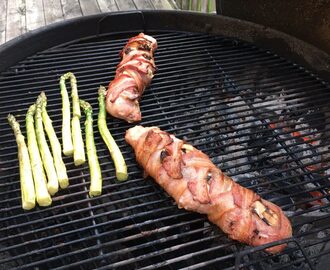 Dagens grill: Fläskfilé fylld med plommon och äpplen