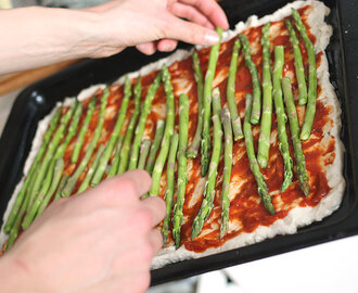 glutenfri vegansk pizzabottnen (+ icke-veganskt toppingförslag)