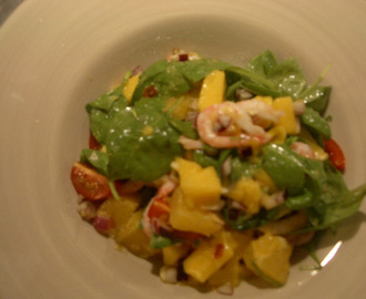 Recept - Räksallad med mango