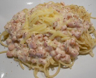 Spagetti & kasslersås