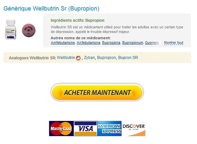 Acheter Du Wellbutrin Sr 150 mg En Ligne. Livraison Avec Ems, Fedex, UPS et autres