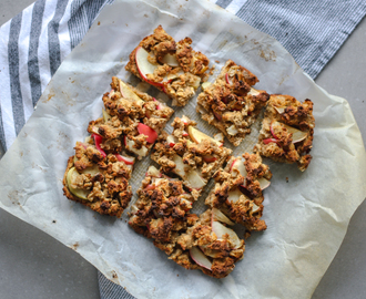 Glutenfri äpplekaka med kanel och ingefära