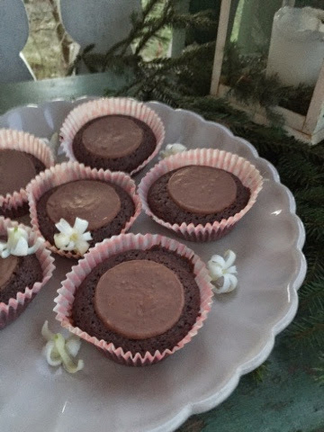 Kladdiga chokladmuffins med Noblesse