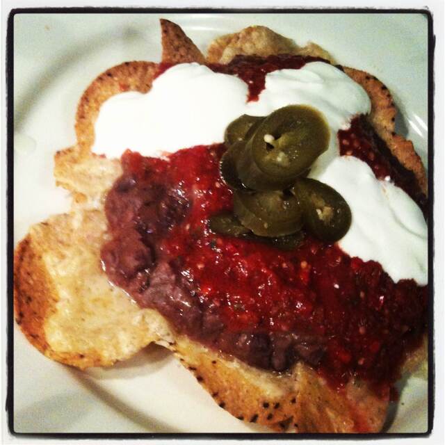 NACHOS! BEANS! CHEESE! SALSA!