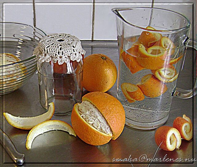 Söta apelsin-skal med massor av C