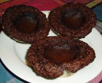 Kladdkaksmuffins