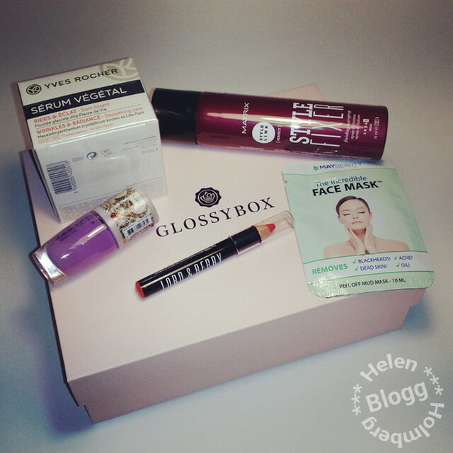 Glossybox April – julaftonskänsla #glossybox #glossybox_sweden #yvesrocher #lordandberry #makeup #smink