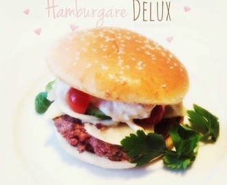 Hamburgare med hamburgerdressing