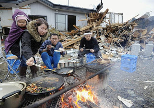 Katastrofen i Japan - "Mat och vatten tryter"
