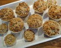 Rabarbermuffins med crumble