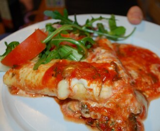 Cannelloni med ricotta och spenat