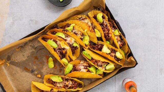 Ugnsgratinerade tacos – enkelt recept