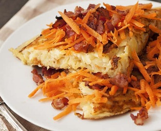 Potatispannkaka med bacon