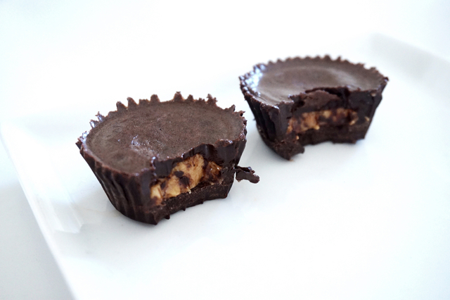 Recept: nyttiga peanut butter cups