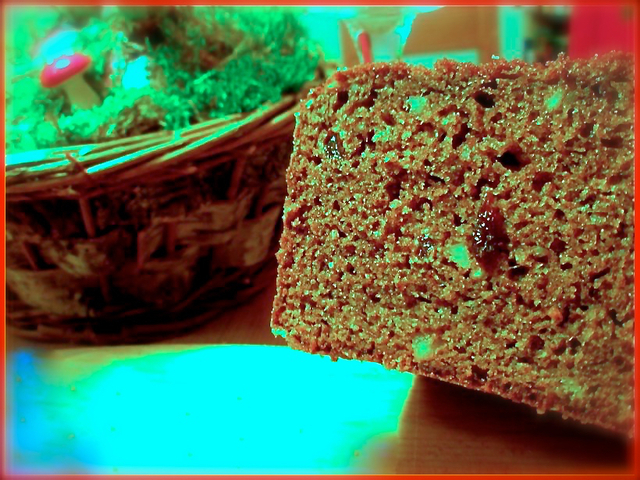 Swedish gingerbread sponge cake