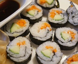 Hemmagjord sushi