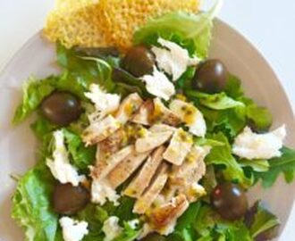 Kycklingsallad med passionsdressing