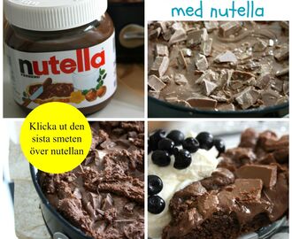 Kladdkaka med nutella - Nutellakladdkaka