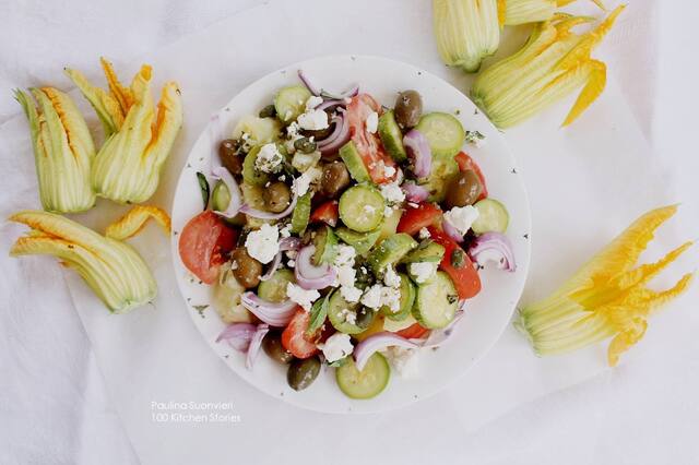 Meat Free Monday: Greek Boiled Zucchini and Potato Salad