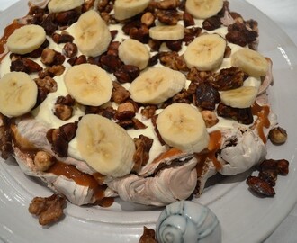 Banana split Pavlova extra allt!