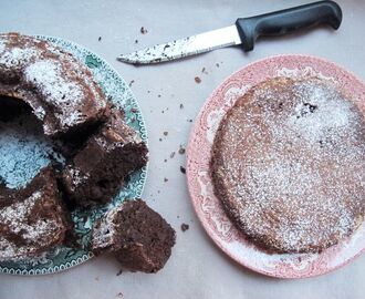 Chokladkaka med nötter och kokos - glutenfri