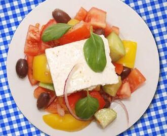 Enkel grekisk sallad