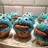 Kakmonster cupcakes