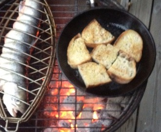 Hel röding på grillen