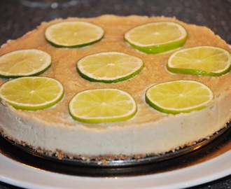 Key lime raw pie