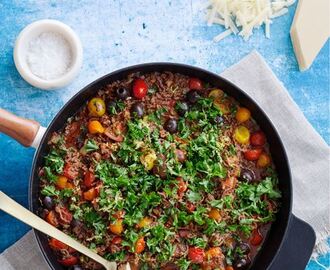 Somrig spaghetti bolognese