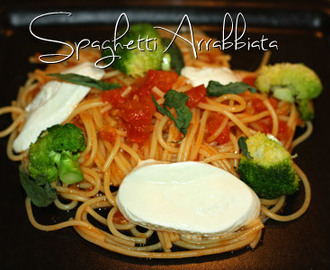 Spaghetti arrabbiata